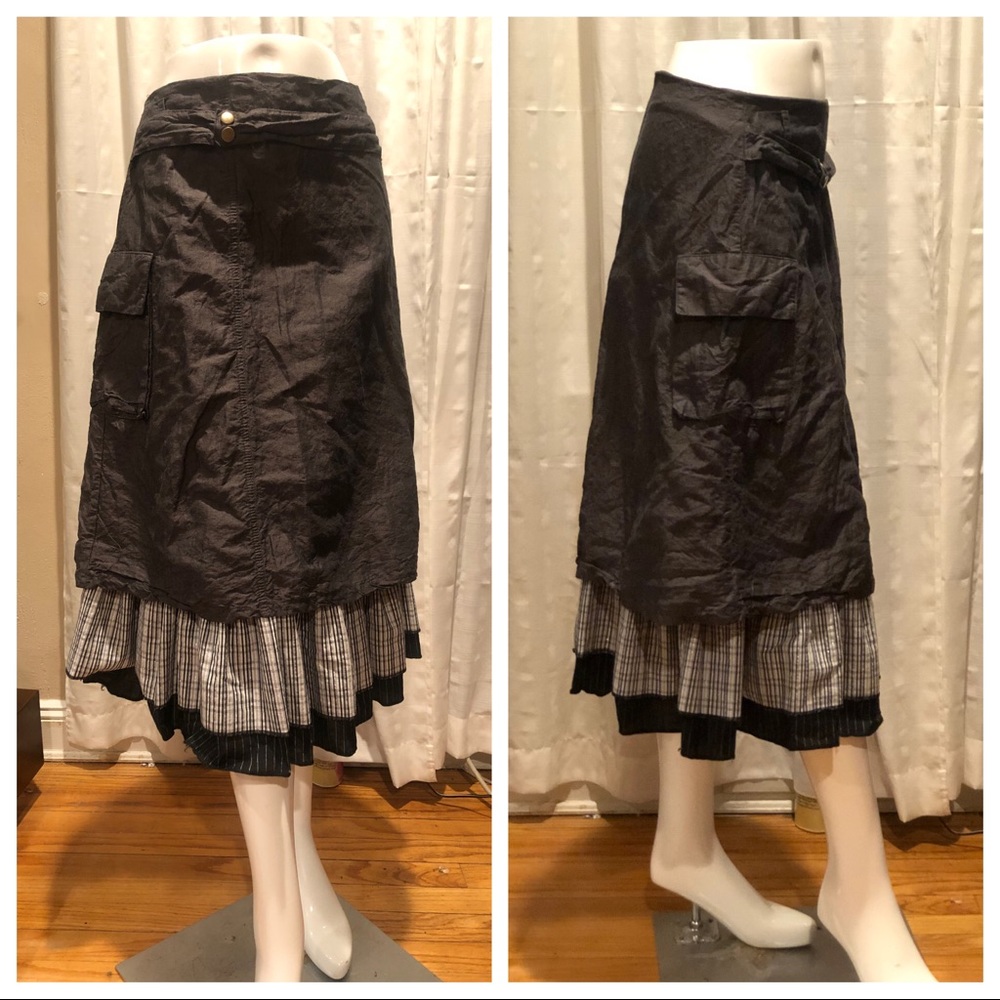 Midi ruffle shirt